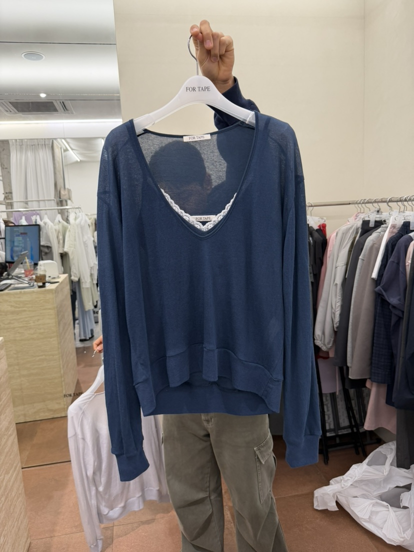 FOR TAPE韓國直郵實拍女裝新款熱賣時尚推薦26春夏休閑T恤FOR TAPET恤圖色4