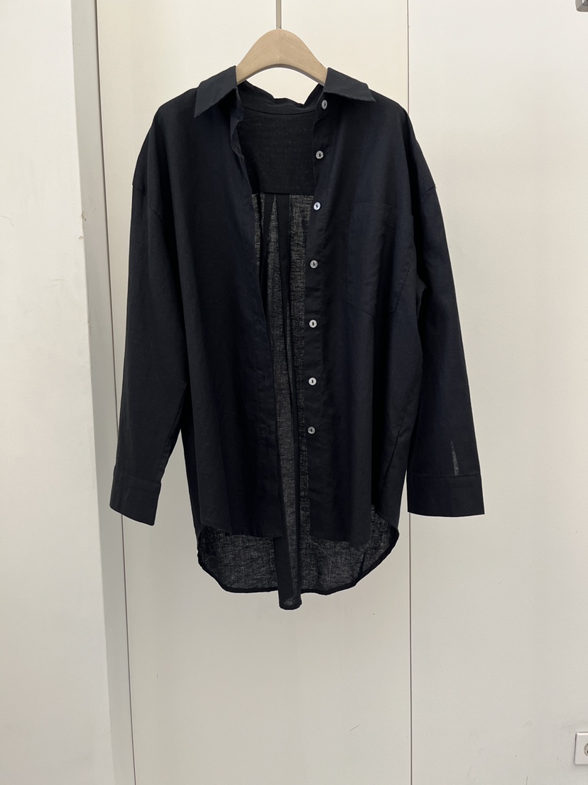 DARAK韓國東大門代購女裝新品時尚熱賣推薦襯衫蕾絲衫亞麻DARAK襯衫/蕾絲衫圖色3