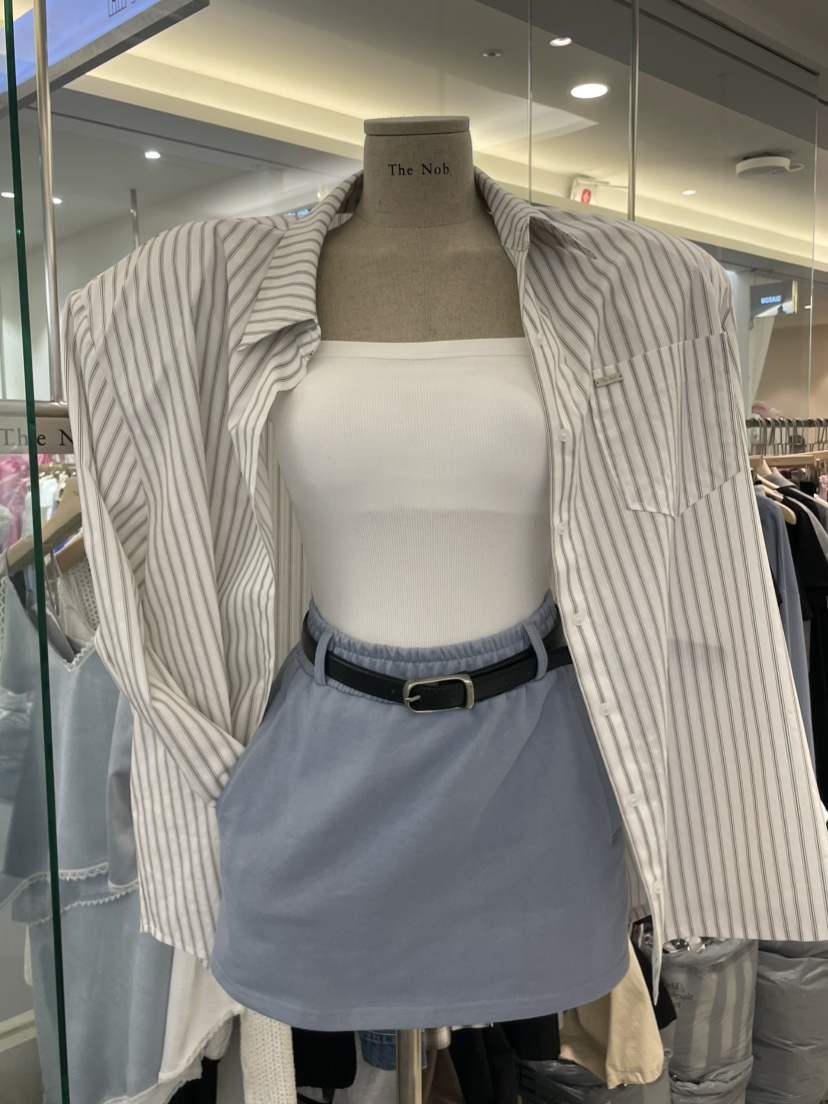 NOB韓國東大門直郵女士新款休閑26春夏時尚人氣襯衫蕾絲衫NOB襯衫/蕾絲衫圖色2