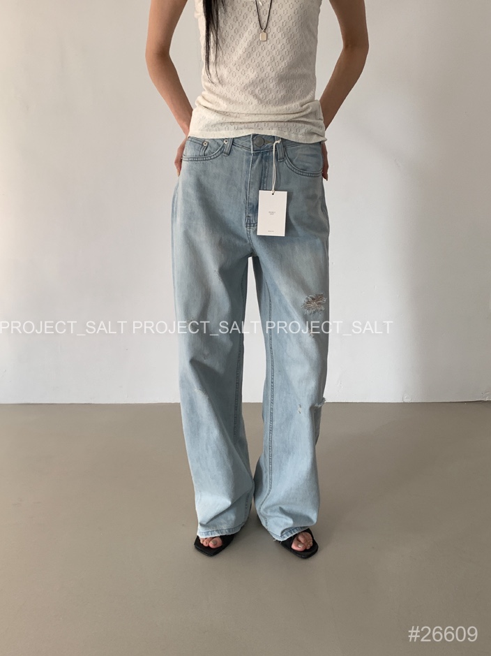 PROJECT SALT韓國代購女裝新款人氣牛仔褲PROJECTSALT牛仔褲