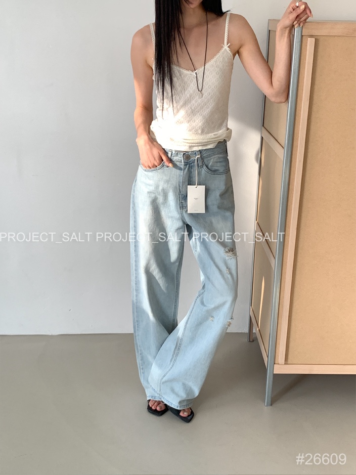 PROJECT SALT韓國代購女裝新款人氣牛仔褲PROJECTSALT牛仔褲