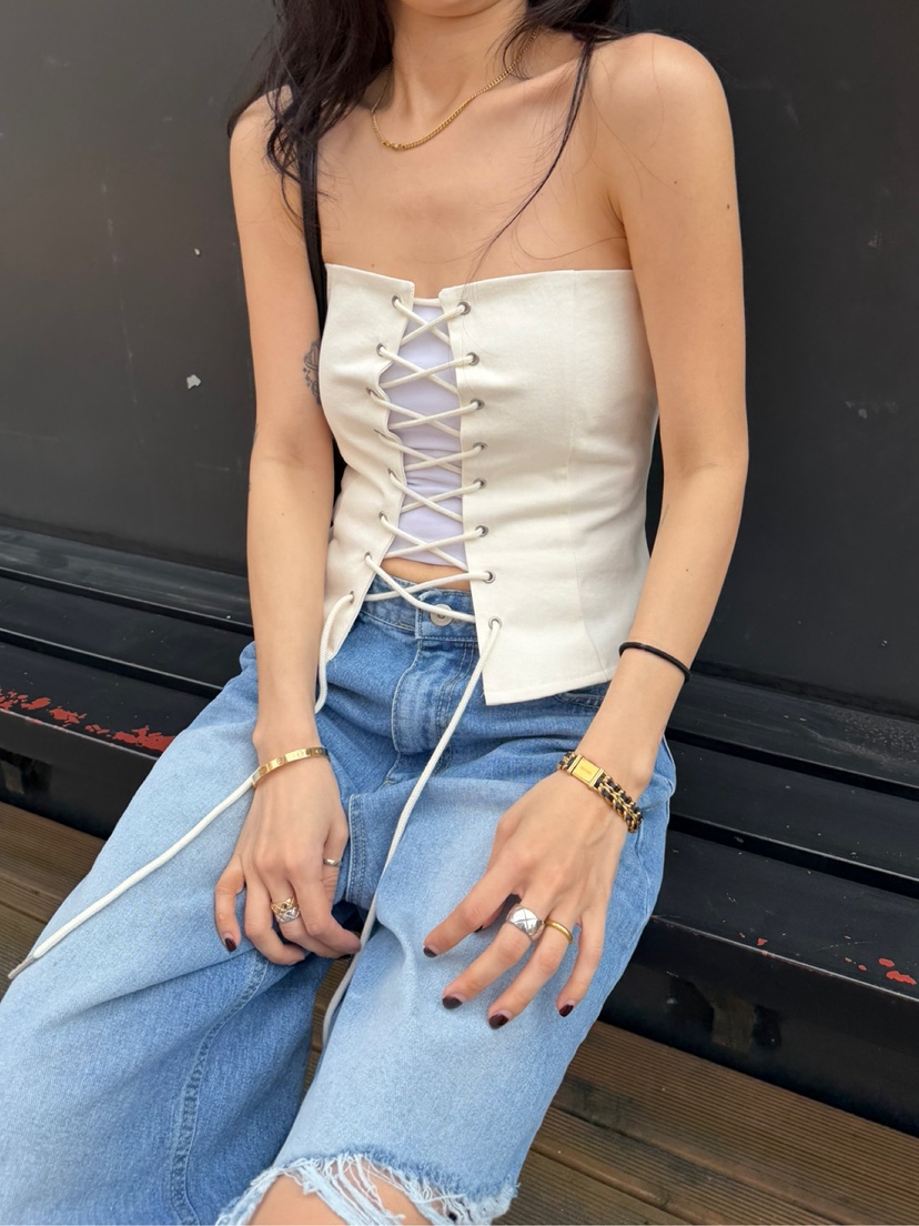 SOLAR韓國東大門直郵女士新品休閑熱賣職業人氣吊帶背心鏤空SOLAR吊帶/背心