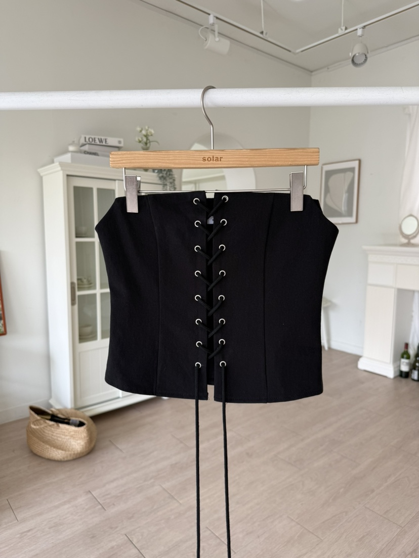 SOLAR韓國東大門直郵女士新品休閑熱賣職業人氣吊帶背心鏤空SOLAR吊帶/背心圖色2