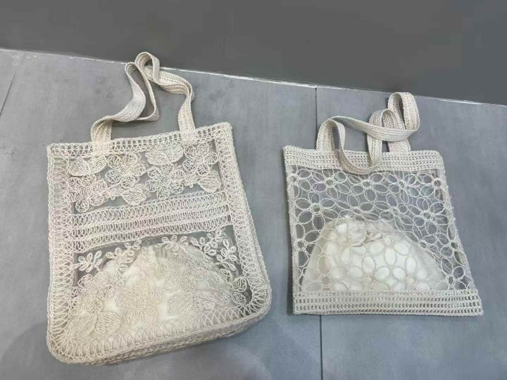 TROUVAILLE韓國東大門直郵女裝新款職業單肩斜跨包透視蕾絲TROUVAILLE單肩/斜跨包