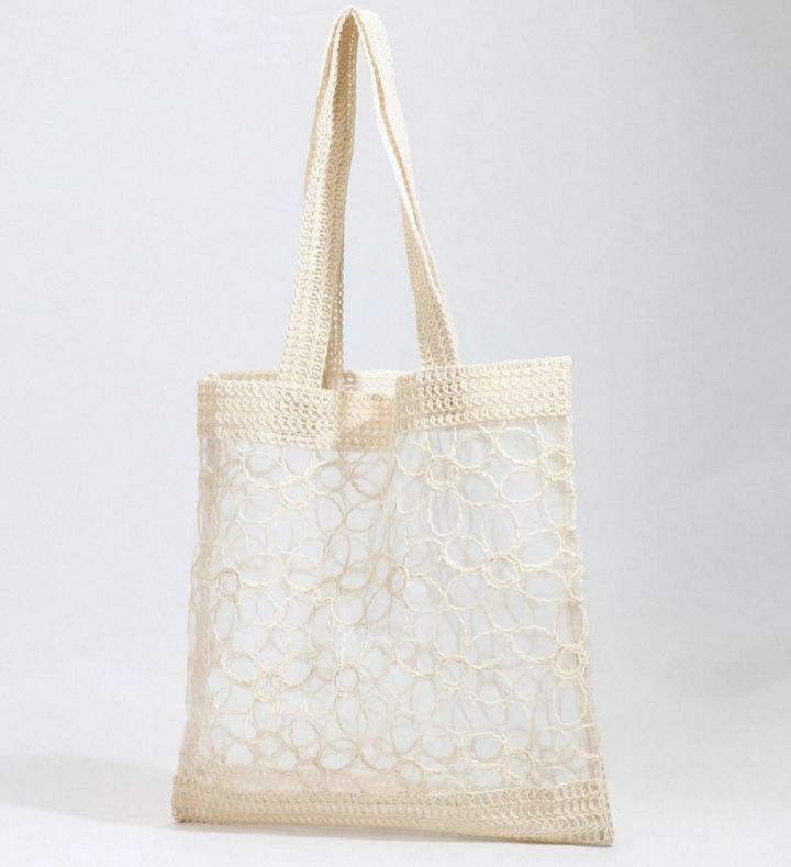 TROUVAILLE韓國東大門直郵女裝新款職業單肩斜跨包透視蕾絲TROUVAILLE單肩/斜跨包