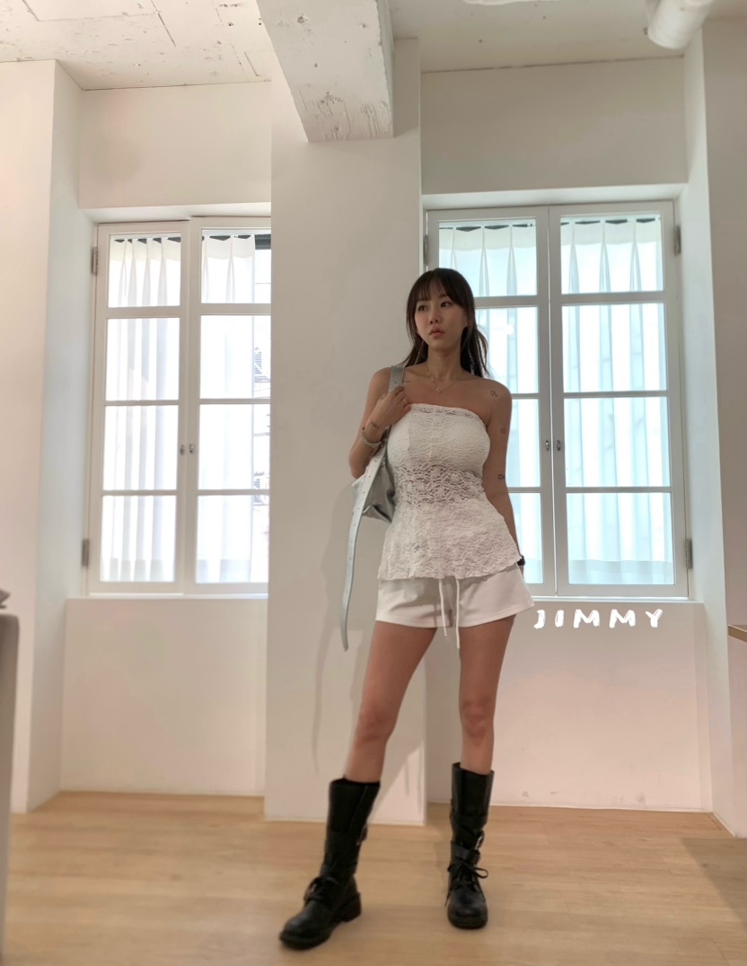 JIMMY韓國東大門代購女裝新款熱賣職業休閑吊帶背心套裝蕾絲JIMMY/REMAKE吊帶/背心