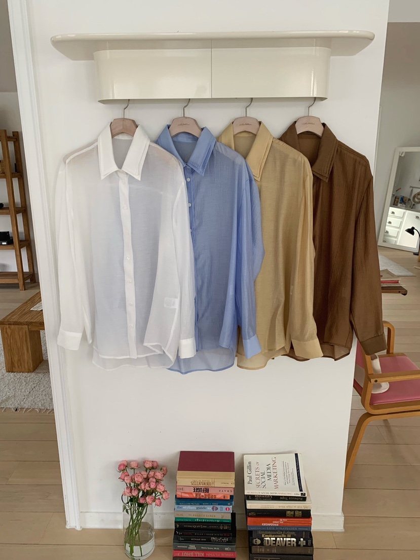 COBALT BLUE韓國直郵實拍女士新款26春夏職業襯衫蕾絲衫COBALT BLUE襯衫/蕾絲衫