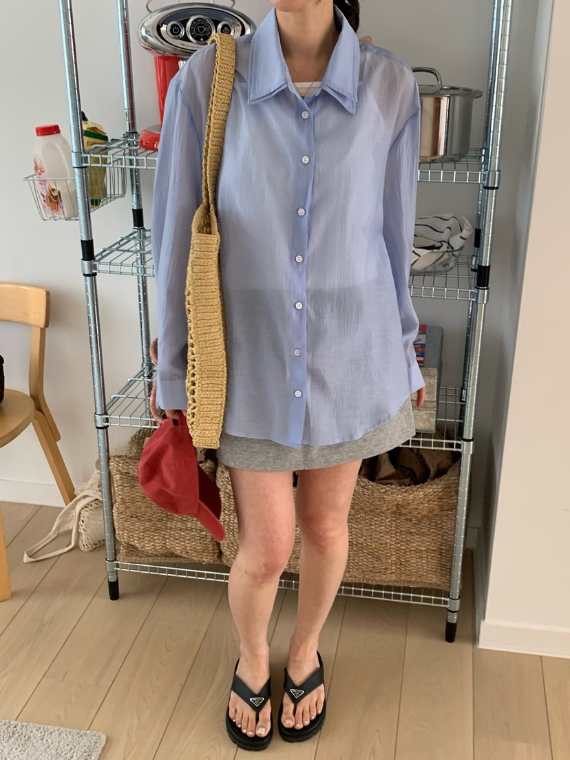 COBALT BLUE韓國直郵實拍女士新款26春夏職業襯衫蕾絲衫COBALT BLUE襯衫/蕾絲衫