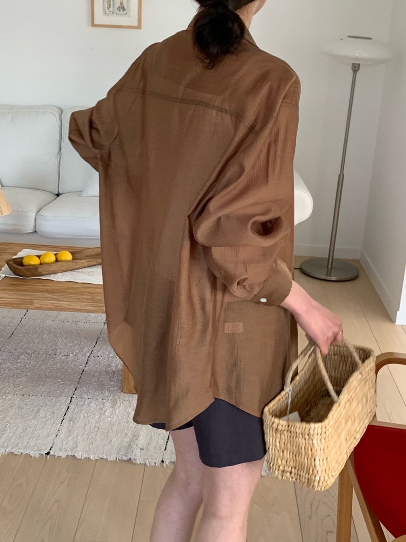 COBALT BLUE韓國直郵實拍女士新款26春夏職業襯衫蕾絲衫COBALT BLUE襯衫/蕾絲衫