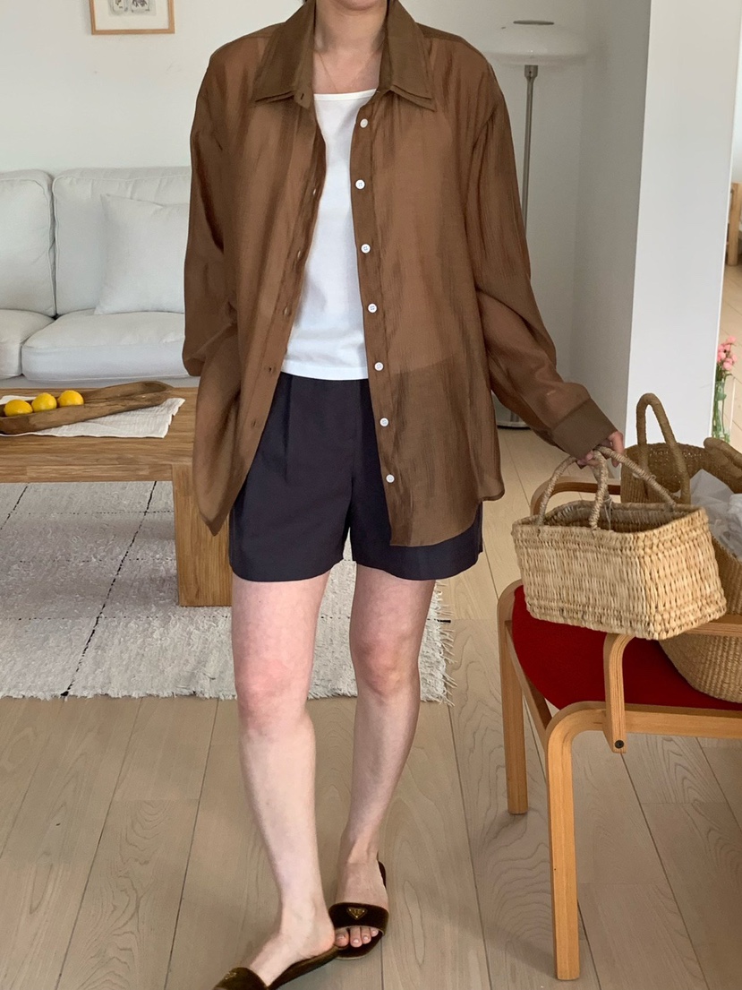 COBALT BLUE韓國直郵實拍女士新款26春夏職業襯衫蕾絲衫COBALT BLUE襯衫/蕾絲衫