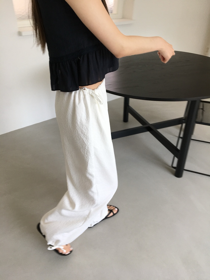 LEGACY韓國代購女士新款職業推薦人氣26春夏休閑休閑褲花朵LEGACY休閑褲