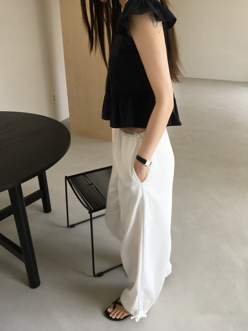 LEGACY韓國代購女士新款職業推薦人氣26春夏休閑休閑褲花朵LEGACY休閑褲