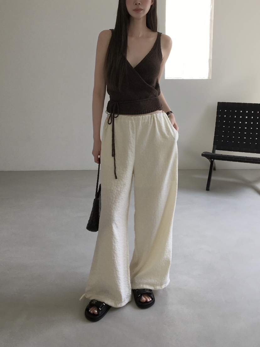 LEGACY韓國代購女士新款職業推薦人氣26春夏休閑休閑褲花朵LEGACY休閑褲