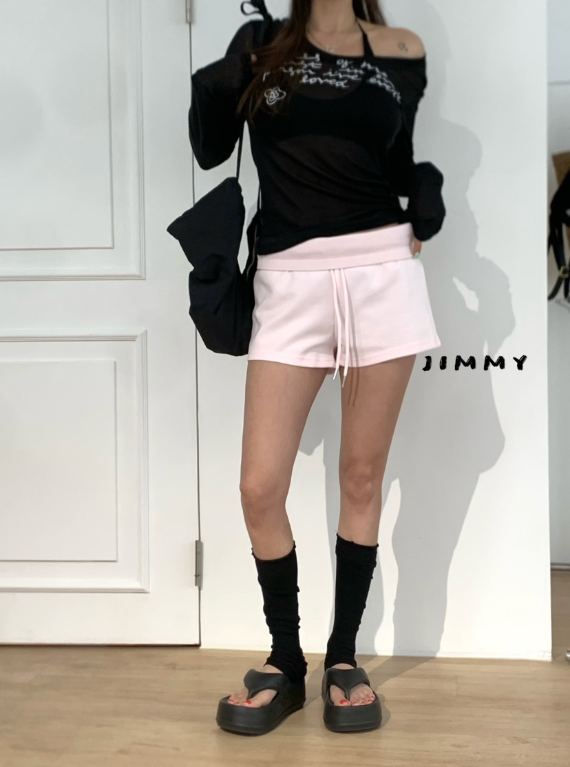 JIMMY韓國直郵女士新品推薦熱賣時尚人氣休閑職業26春夏短褲JIMMY/REMAKE短褲