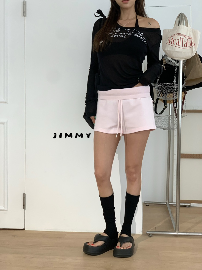 JIMMY韓國直郵女士新品推薦熱賣時尚人氣休閑職業26春夏短褲JIMMY/REMAKE短褲