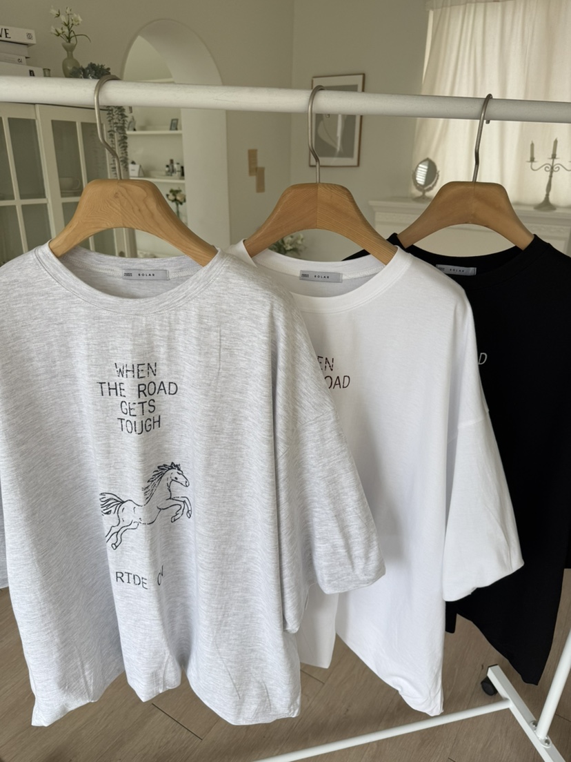 SOLAR韓國直郵實拍女裝新品推薦26春夏熱賣人氣職業時尚T恤SOLART恤