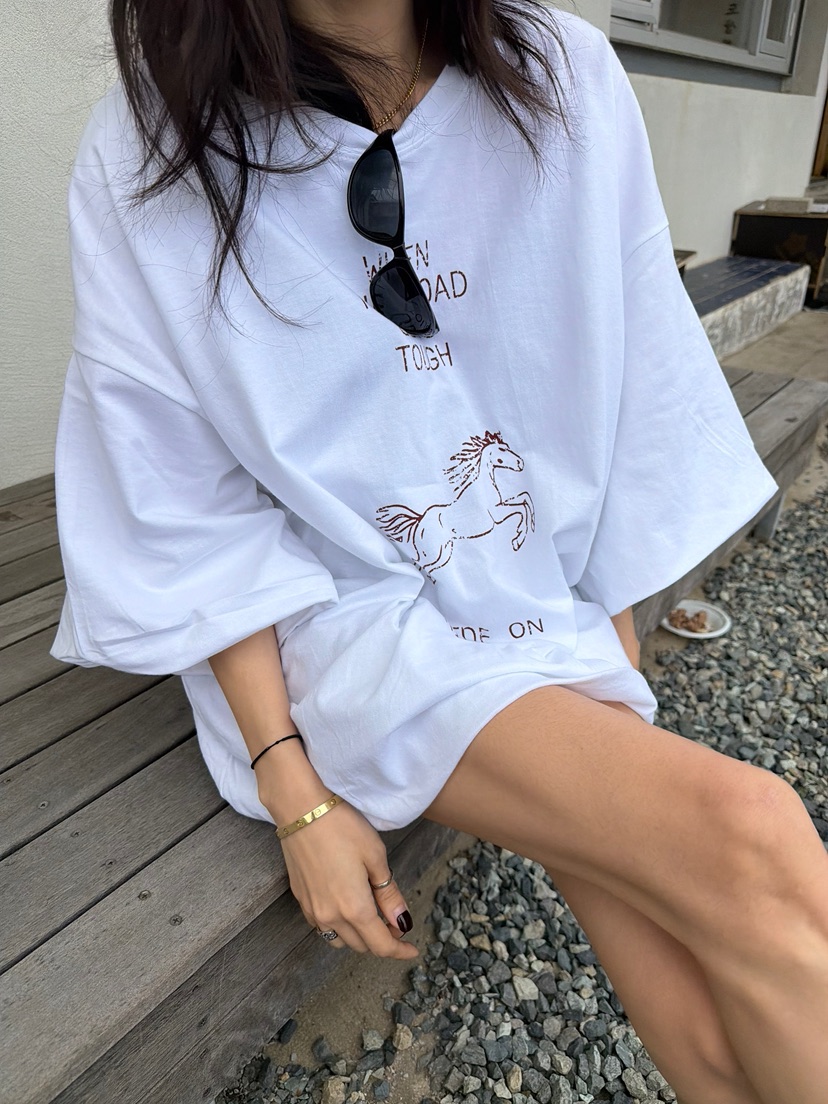 SOLAR韓國直郵實拍女裝新品推薦26春夏熱賣人氣職業時尚T恤SOLART恤