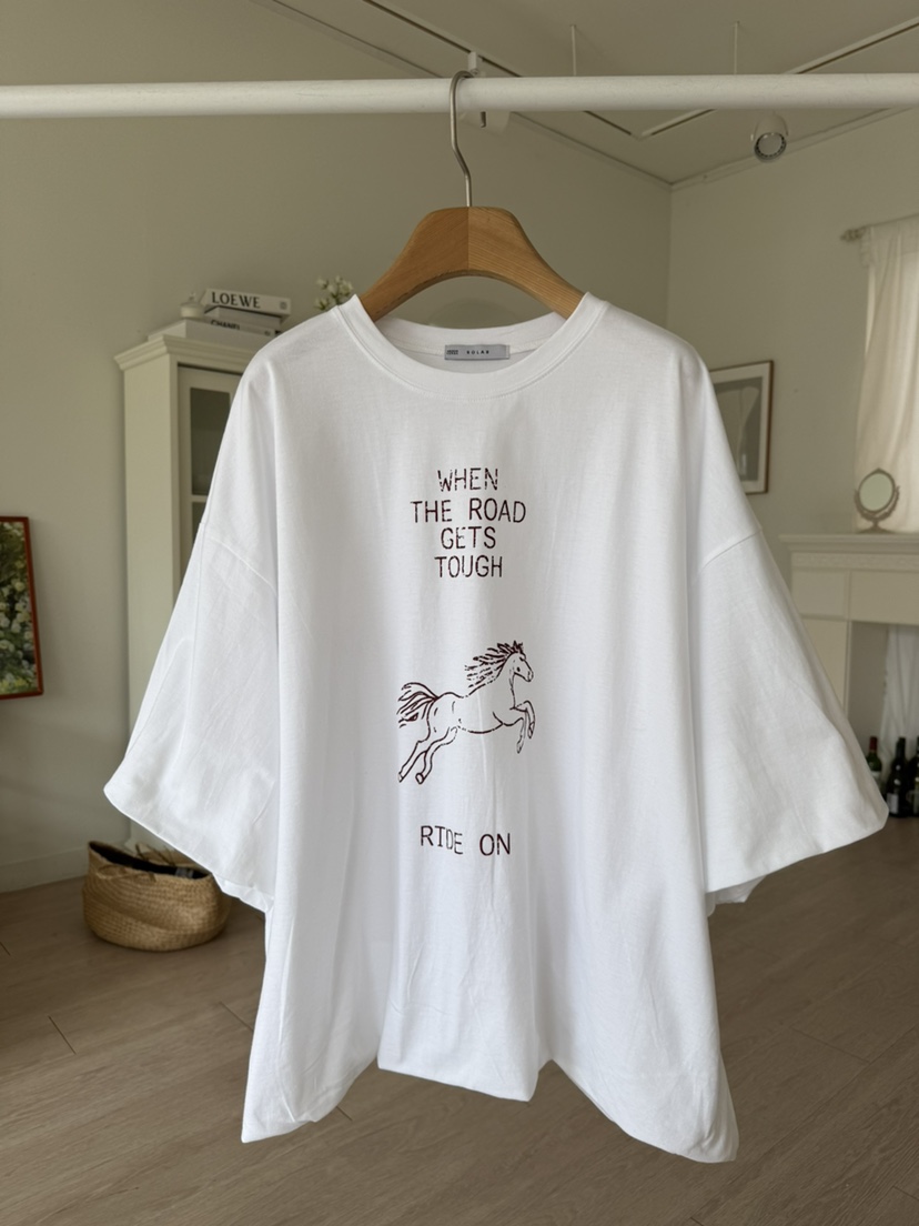 SOLAR韓國直郵實拍女裝新品推薦26春夏熱賣人氣職業時尚T恤SOLART恤圖色1