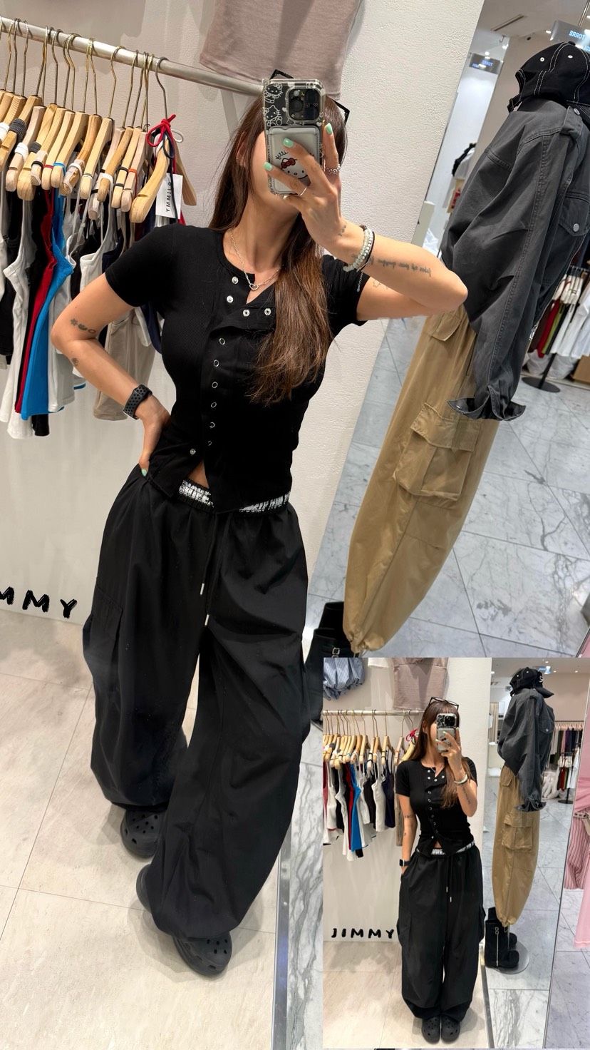 JIMMY韓國東大門代購女裝新品時尚人氣26春夏職業休閑T恤JIMMY/REMAKET恤