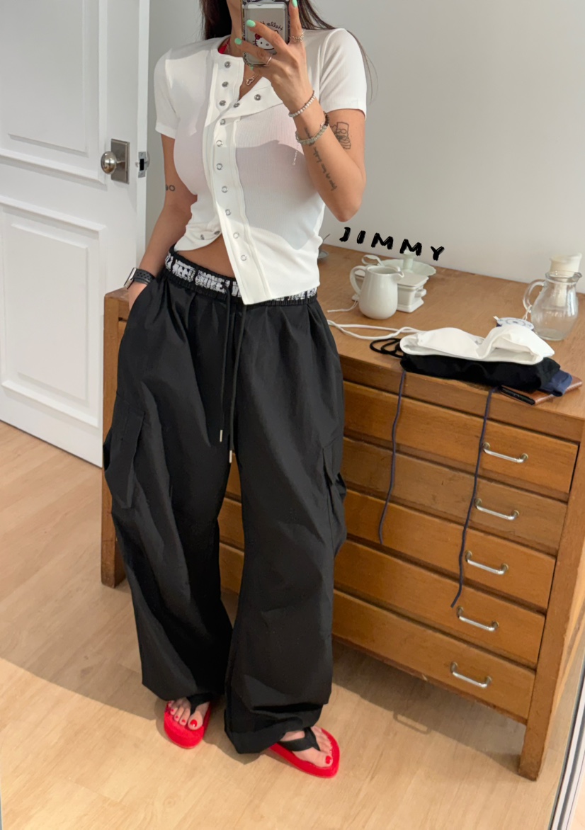 JIMMY韓國東大門代購女裝新品時尚人氣26春夏職業休閑T恤JIMMY/REMAKET恤