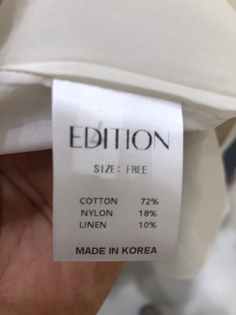 EDITION-P韓國直郵女裝新款26春夏人氣休閑職業熱賣連衣裙EDITION/CHAHEE連衣裙