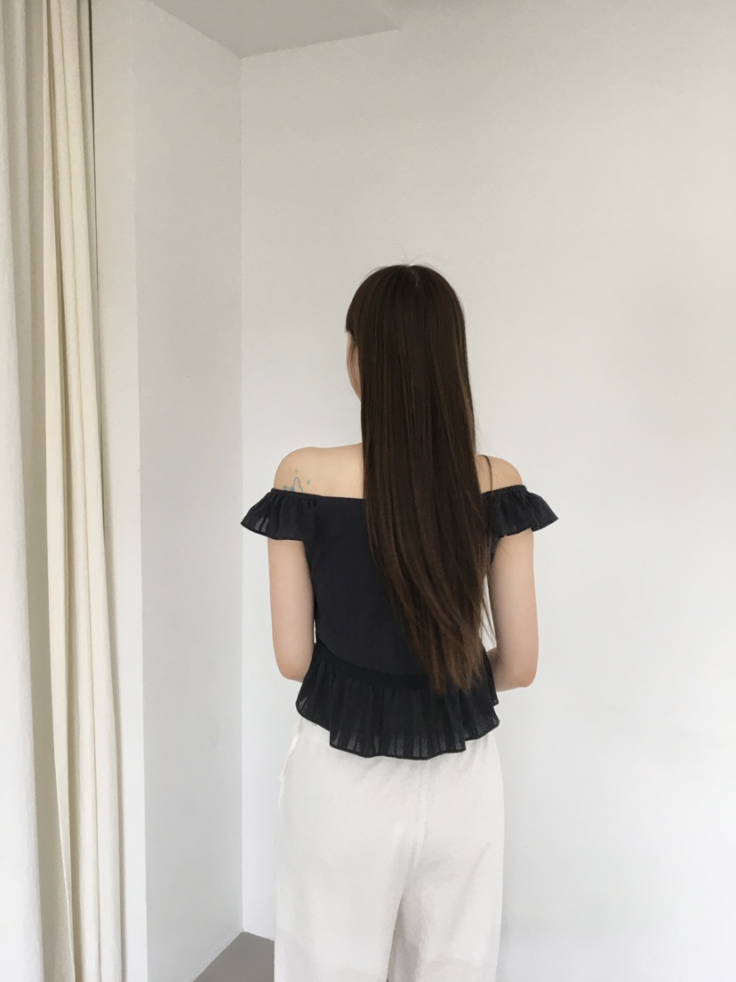 LEGACY韓國直郵實拍女裝新款人氣職業推薦吊帶背心荷葉邊LEGACY吊帶/背心