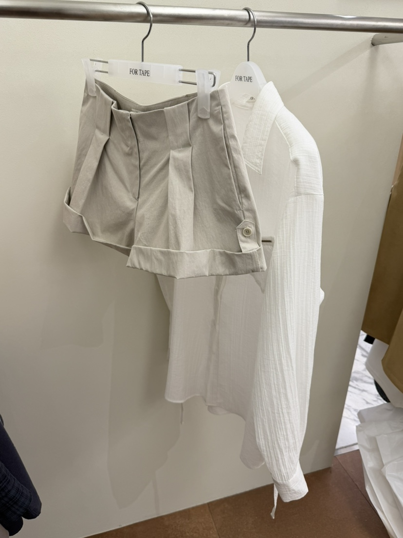 FOR TAPE韓國代購女士新品休閑26春夏人氣熱賣職業時尚短褲FOR TAPE短褲