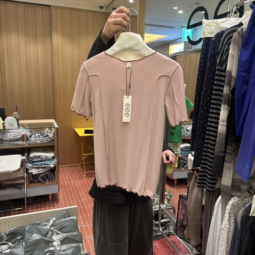 EEE韓國直郵女士新款熱賣休閑推薦26春夏時尚人氣職業T恤EEET恤