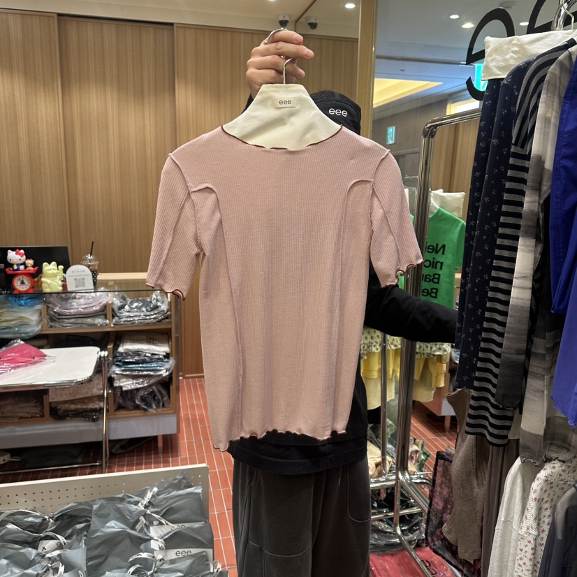 EEE韓國直郵女士新款熱賣休閑推薦26春夏時尚人氣職業T恤EEET恤圖色3