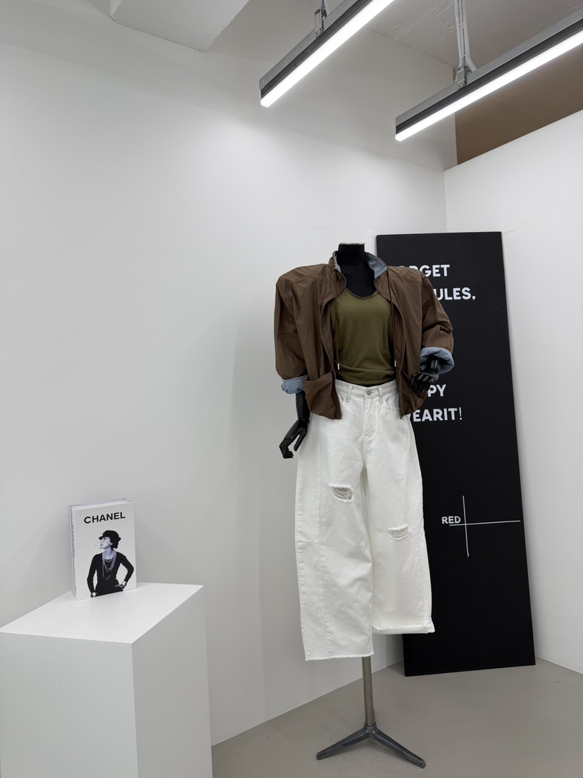 RED-A韓國東大門代購女士新品推薦時尚26春夏熱賣夾克撞色RED-A夾克