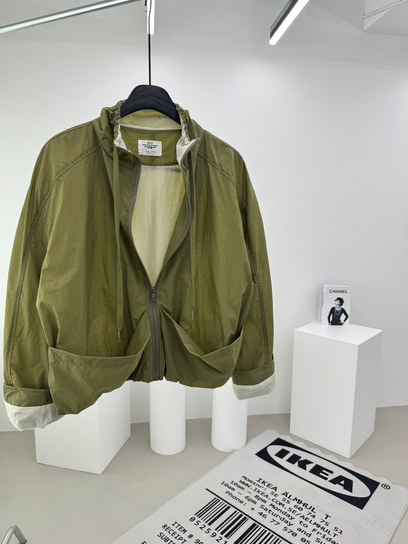 RED-A韓國東大門代購女士新品推薦時尚26春夏熱賣夾克撞色RED-A夾克圖色1