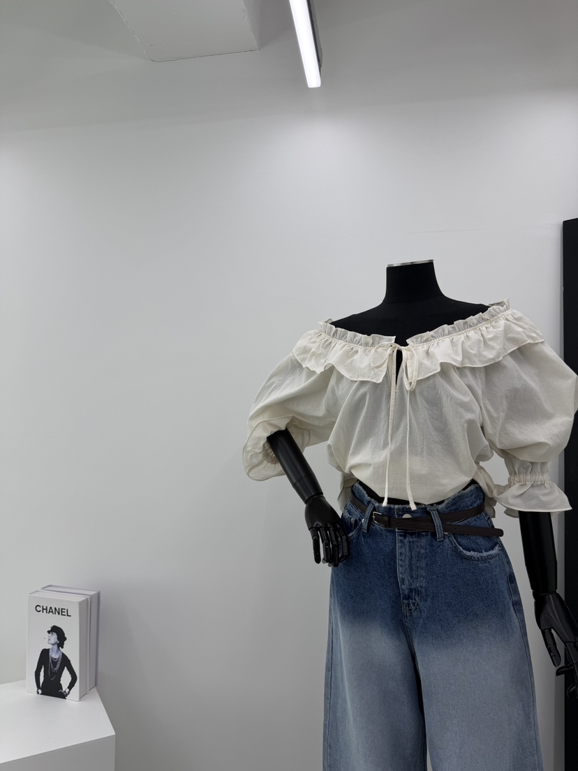 RED-A韓國代購女士新品職業時尚推薦26春夏休閑襯衫蕾絲衫RED-A襯衫/蕾絲衫