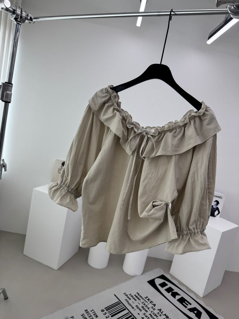 RED-A韓國代購女士新品職業時尚推薦26春夏休閑襯衫蕾絲衫RED-A襯衫/蕾絲衫圖色2