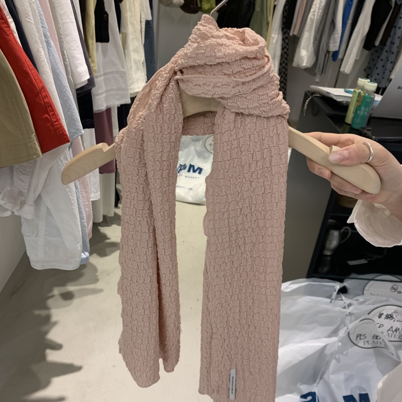 PLATE韓國直郵女裝新款熱賣人氣26春夏推薦休閑職業圍巾披肩PLATE圍巾/披肩圖色2