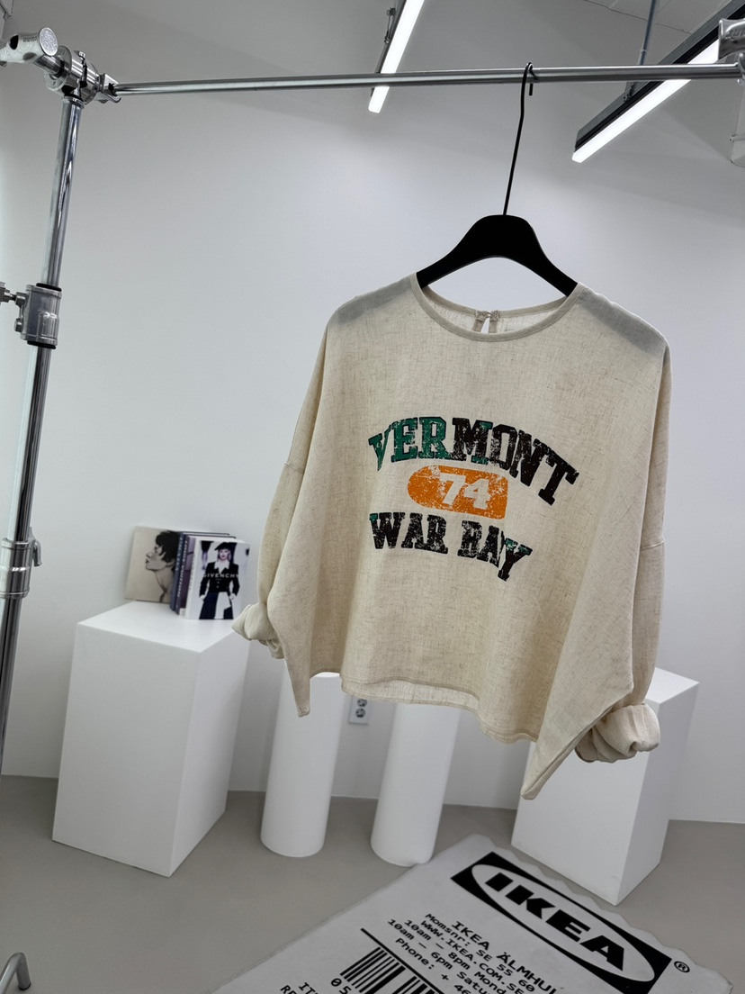 RED-A韓國東大門直郵女士新品時尚推薦熱賣休閑衛衣亞麻RED-A衛衣圖色1