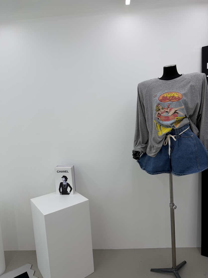 RED-A韓國代購女士新品職業人氣熱賣時尚26春夏休閑長袖T恤RED-A長袖T恤