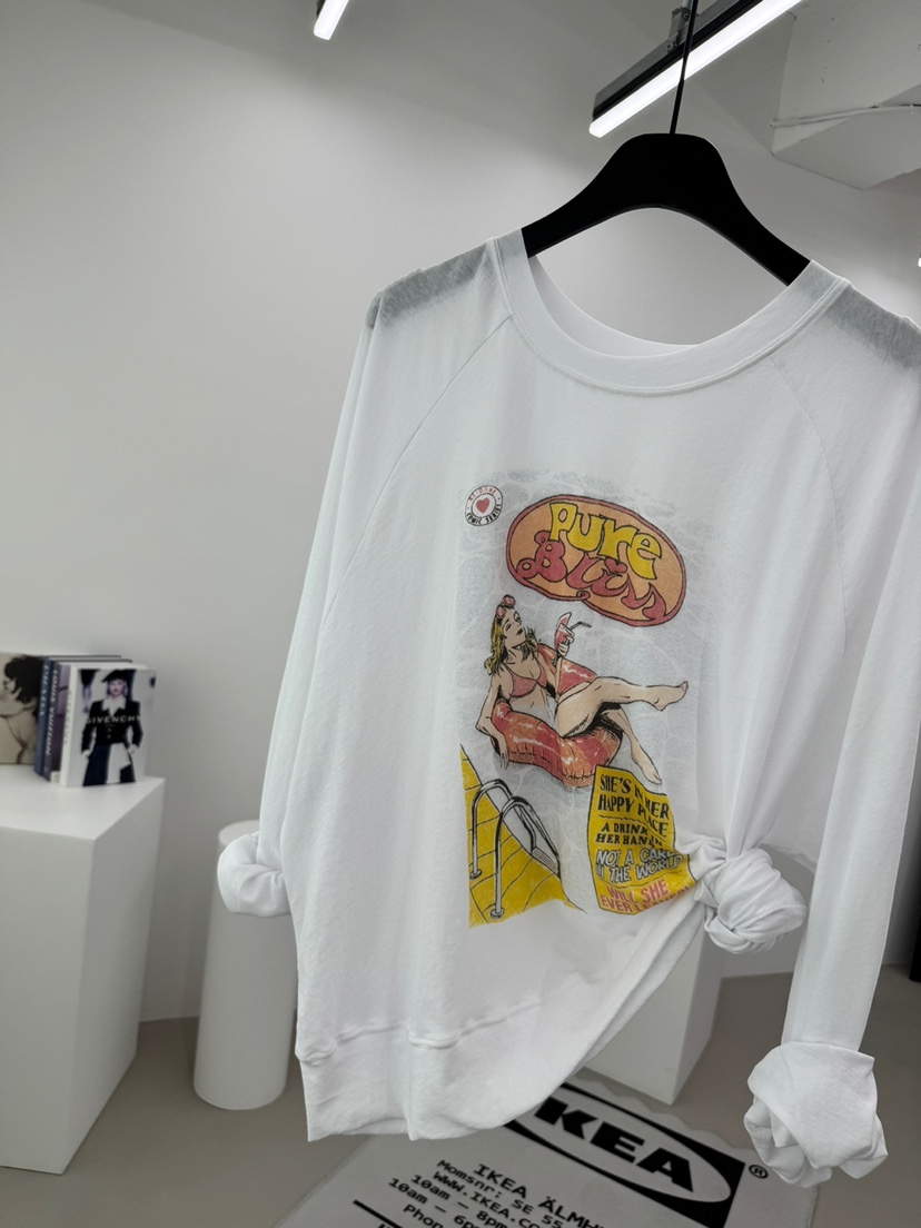 RED-A韓國代購女士新品職業人氣熱賣時尚26春夏休閑長袖T恤RED-A長袖T恤圖色1