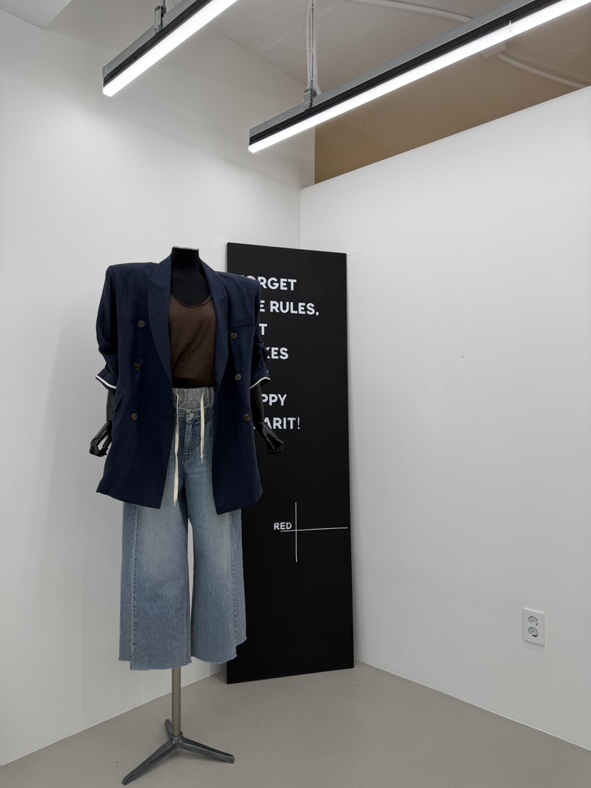 RED-A韓國東大門代購女士新款休閑熱賣26春夏職業夾克亞麻RED-A夾克