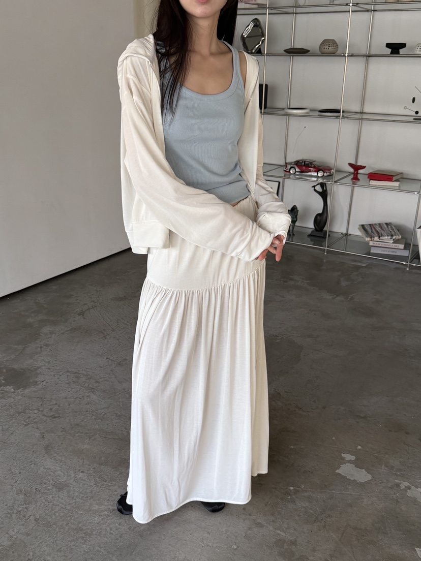 FOSET東大門實拍女裝新款人氣時尚推薦職業熱賣26春夏長裙FOSET長裙