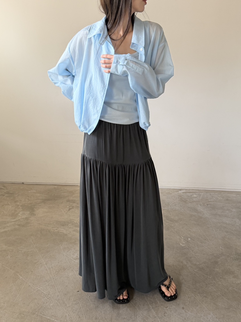 FOSET東大門實拍女裝新款人氣時尚推薦職業熱賣26春夏長裙FOSET長裙