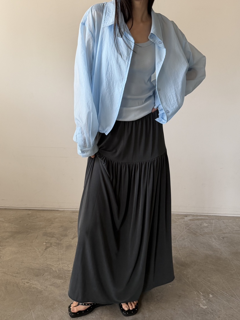 FOSET東大門實拍女裝新款人氣時尚推薦職業熱賣26春夏長裙FOSET長裙