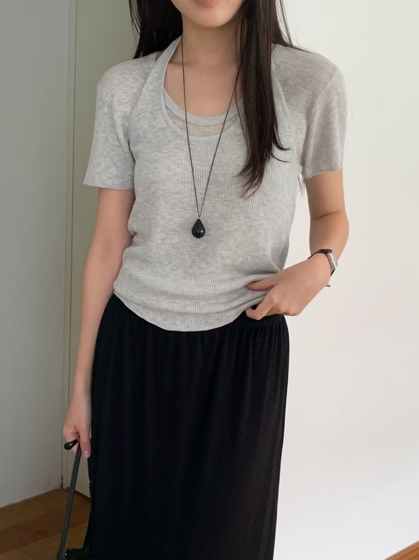 OBOE韓國代購女裝新品推薦休閑職業人氣真品套裝不含配飾OBOE套裝圖色1