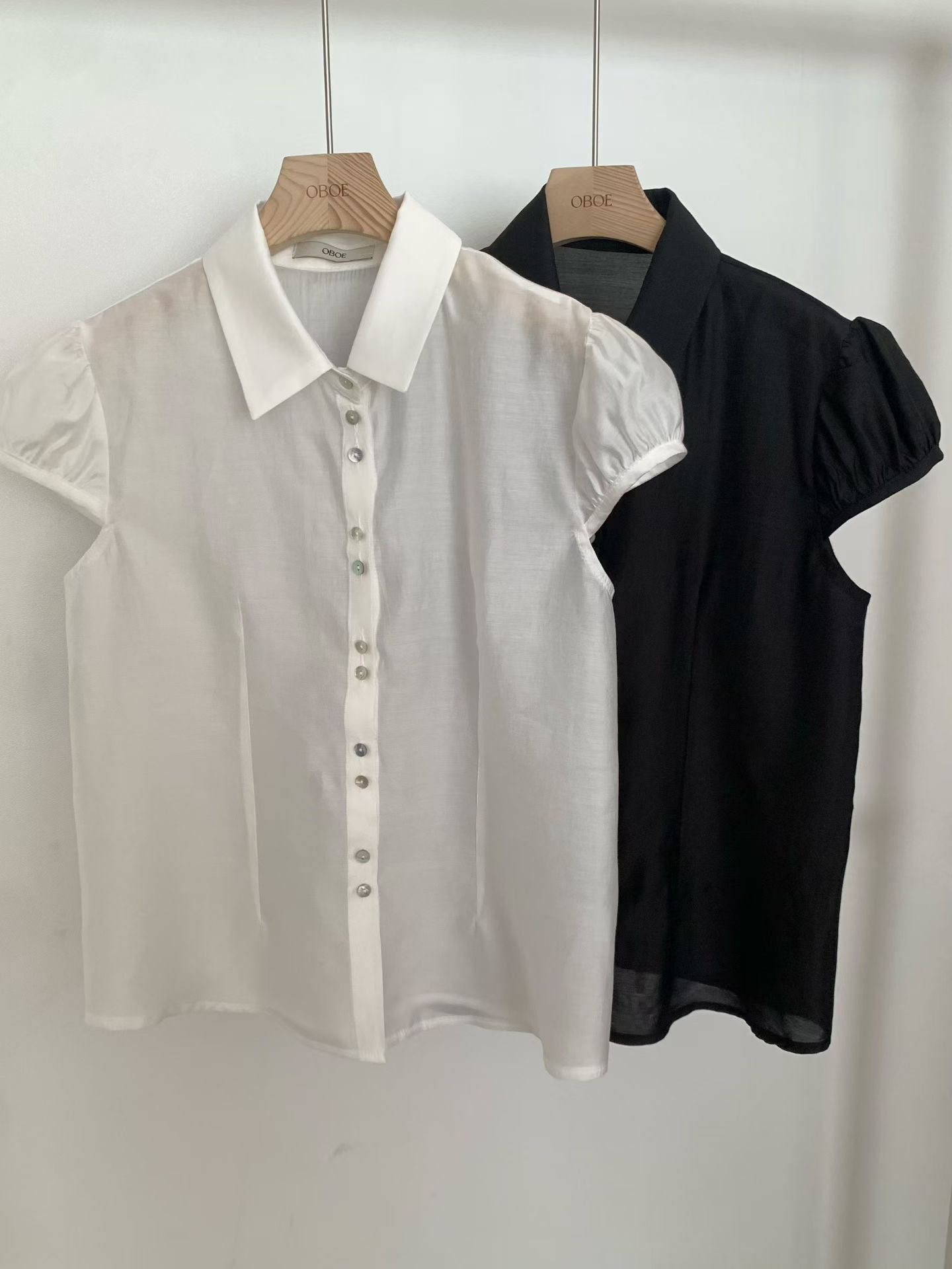 OBOE韓國直郵女士新款職業推薦真品人氣熱賣26春夏襯衫蕾絲衫OBOE襯衫/蕾絲衫