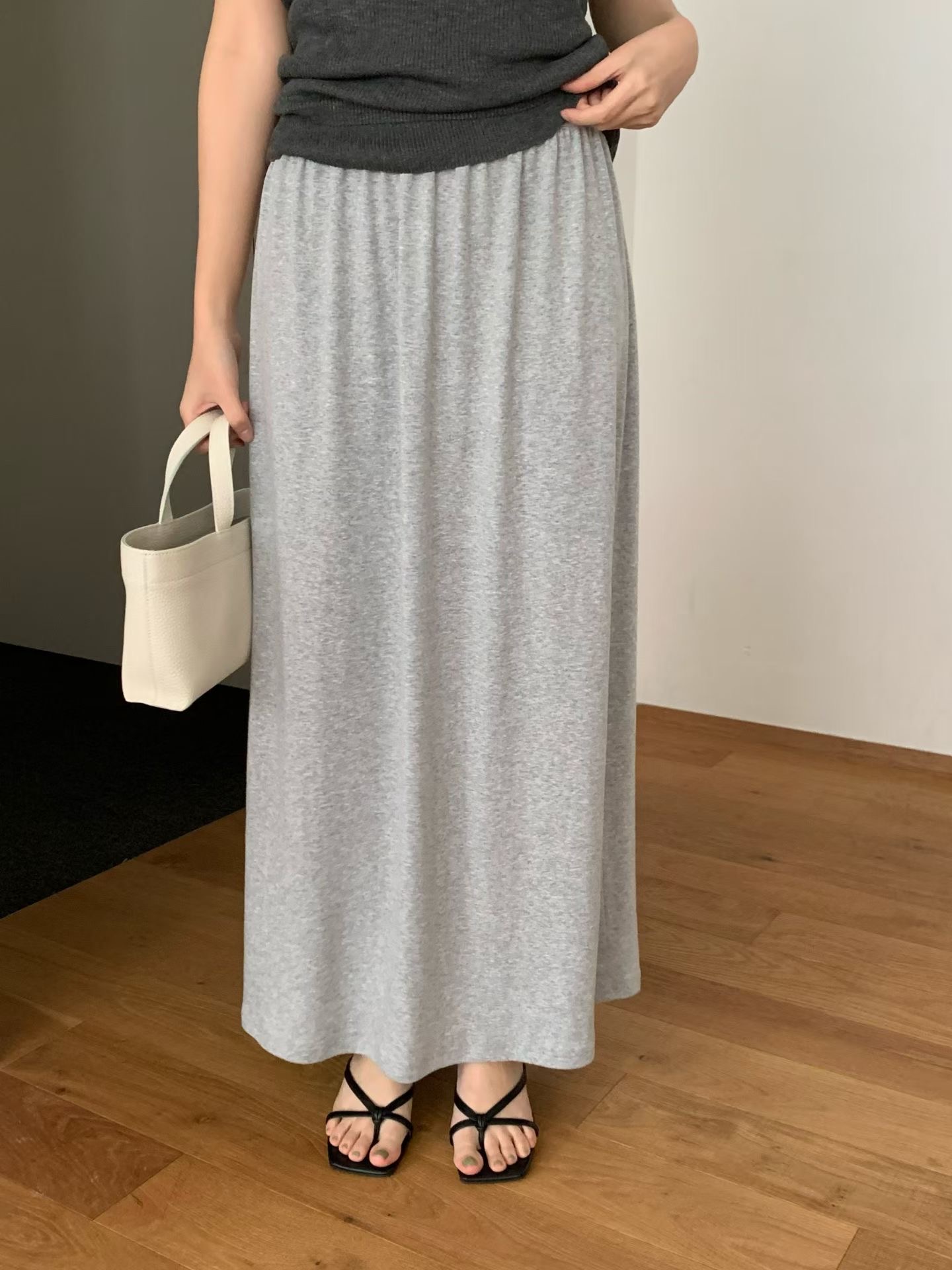 OBOE韓國直郵女士新款真品休閑職業26春夏人氣熱賣時尚長裙OBOE長裙圖色1