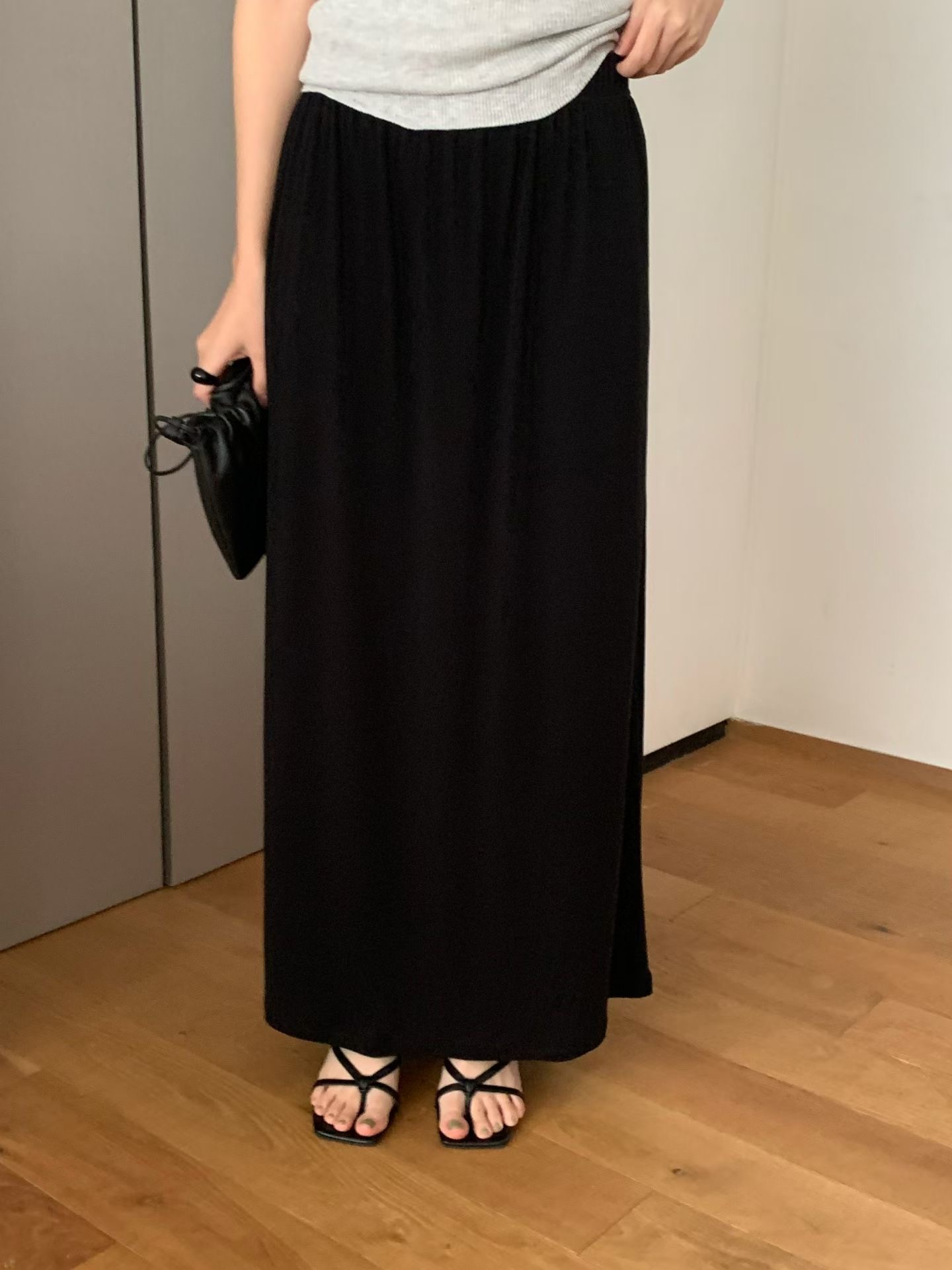 OBOE韓國直郵女士新款真品休閑職業26春夏人氣熱賣時尚長裙OBOE長裙圖色2