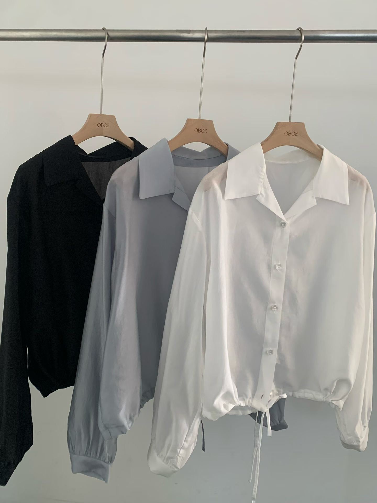 OBOE韓國直郵女裝新款職業真品人氣休閑推薦時尚襯衫蕾絲衫OBOE襯衫/蕾絲衫