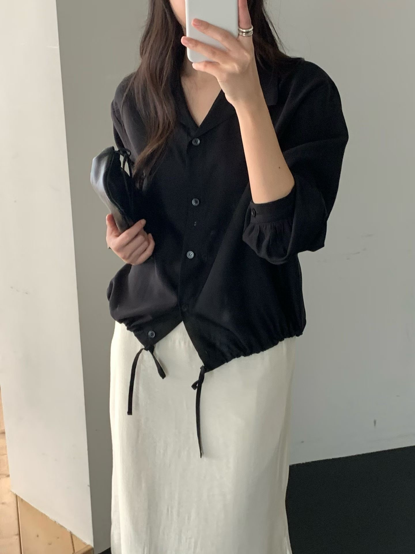 OBOE韓國直郵女裝新款職業真品人氣休閑推薦時尚襯衫蕾絲衫OBOE襯衫/蕾絲衫圖色3