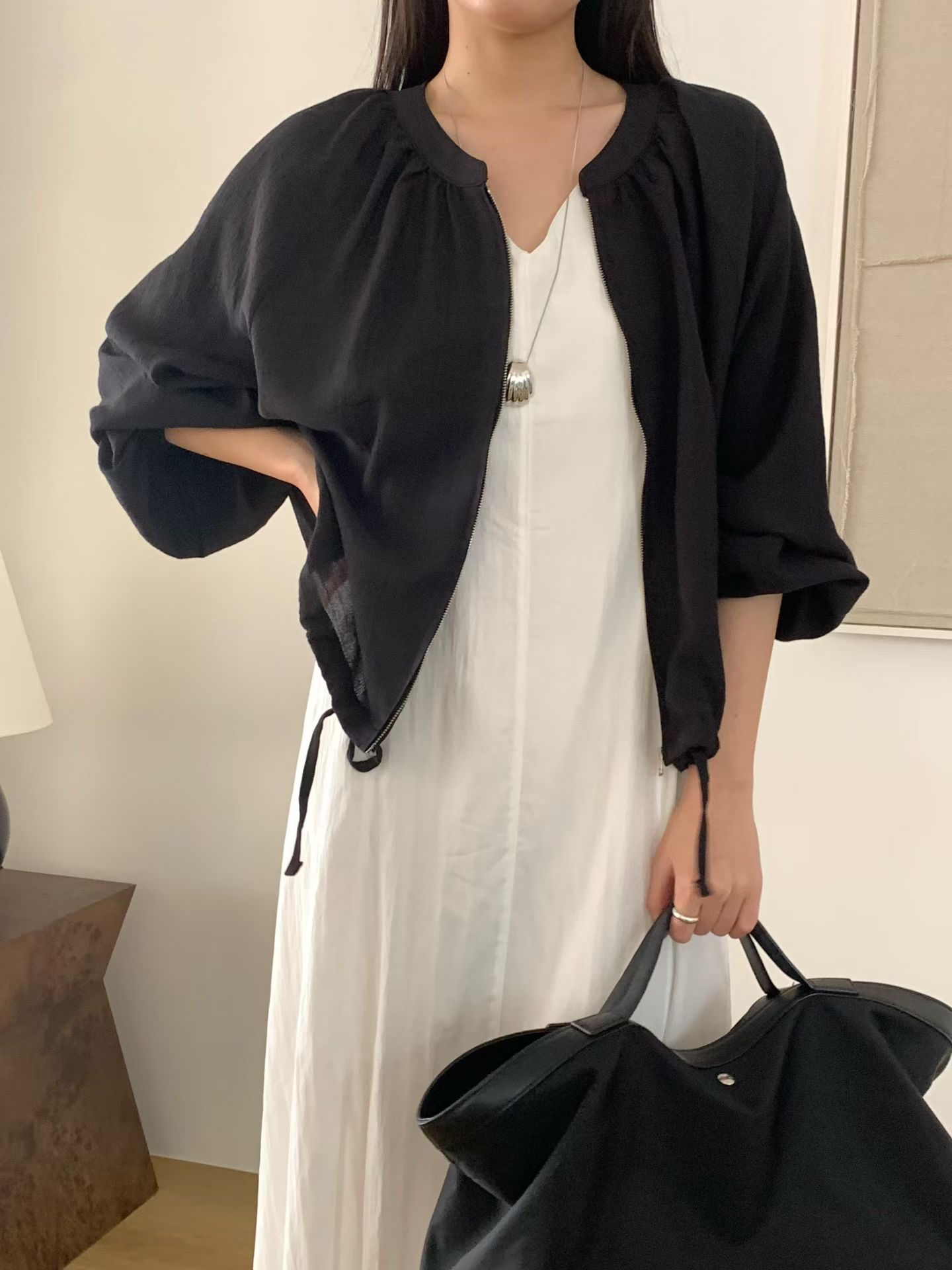 OBOE東大門直郵女士新款休閑真品人氣推薦熱賣職業時尚夾克OBOE夾克圖色2