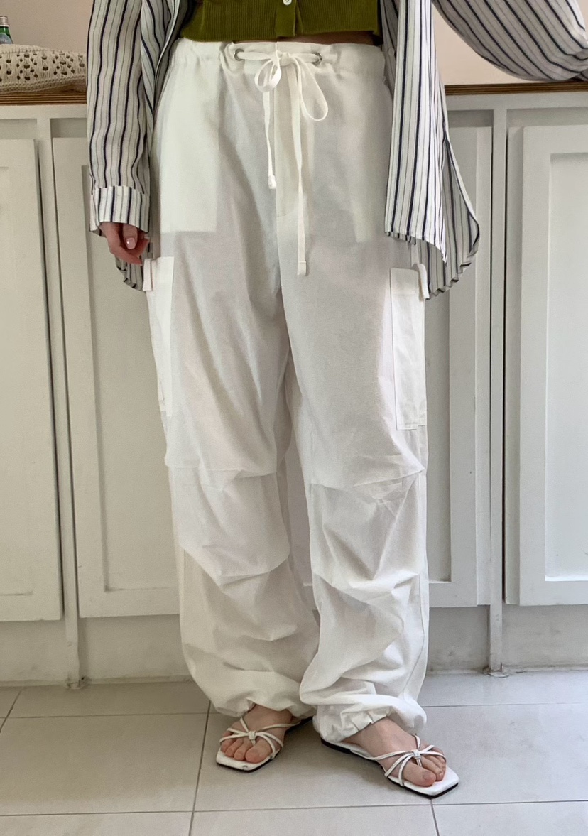 BINUS東大門實拍女士新品熱賣26春夏職業真品時尚休閑褲口袋BINUS休閑褲