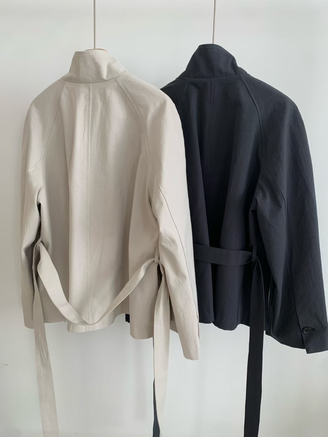 OBOE韓國代購女士新品熱賣人氣時尚推薦真品26春夏夾克含腰繩OBOE夾克